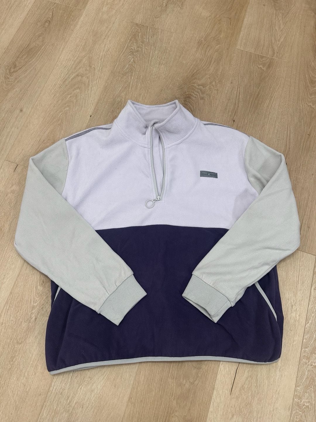 Simply Southern Color Block 1/2 Zip Fleece Size L Pullover 2