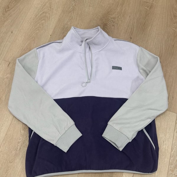 Simply Southern Color Block 1/2 Zip Fleece Size L Pullover