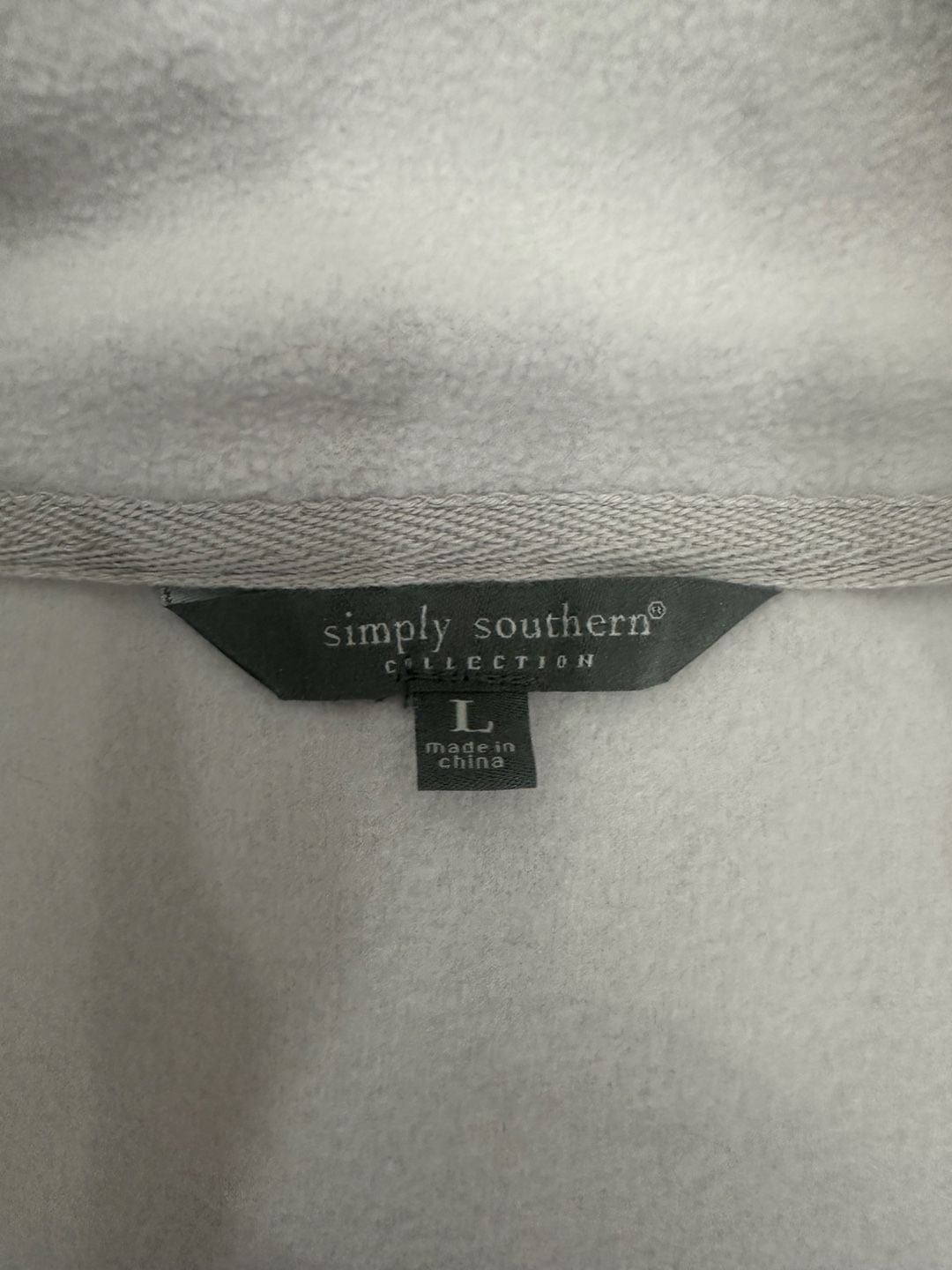 Simply Southern Color Block 1/2 Zip Fleece Size L Pullover 4