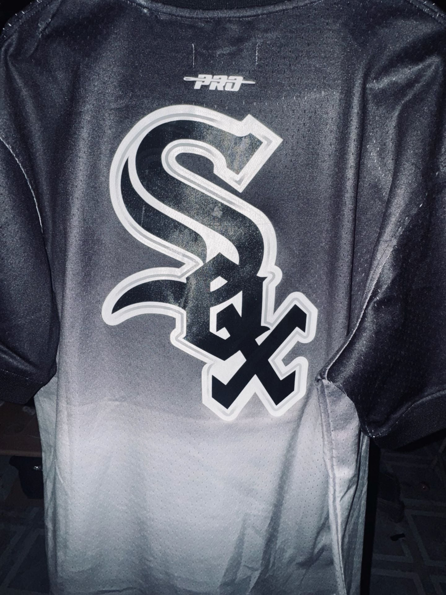 Pro Standard Chicago White Sox Ombre Jersey Black Gray 6