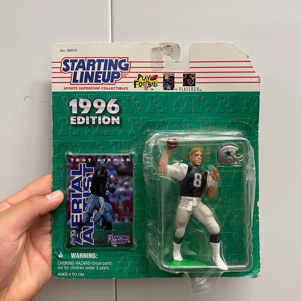 Kenner Starting Lineup Troy Aikman 1996 Edition Figure