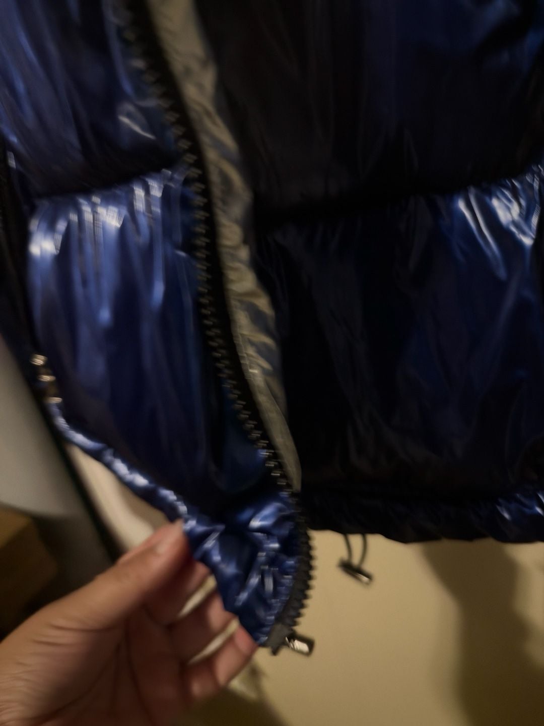 Rockstar Original Metallic Royal Blue Puffer Jacket Size 2XL 4