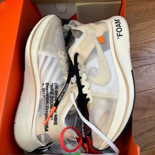 Off-White x Nike Zoom Fly Size 7.5 The Ten OG
