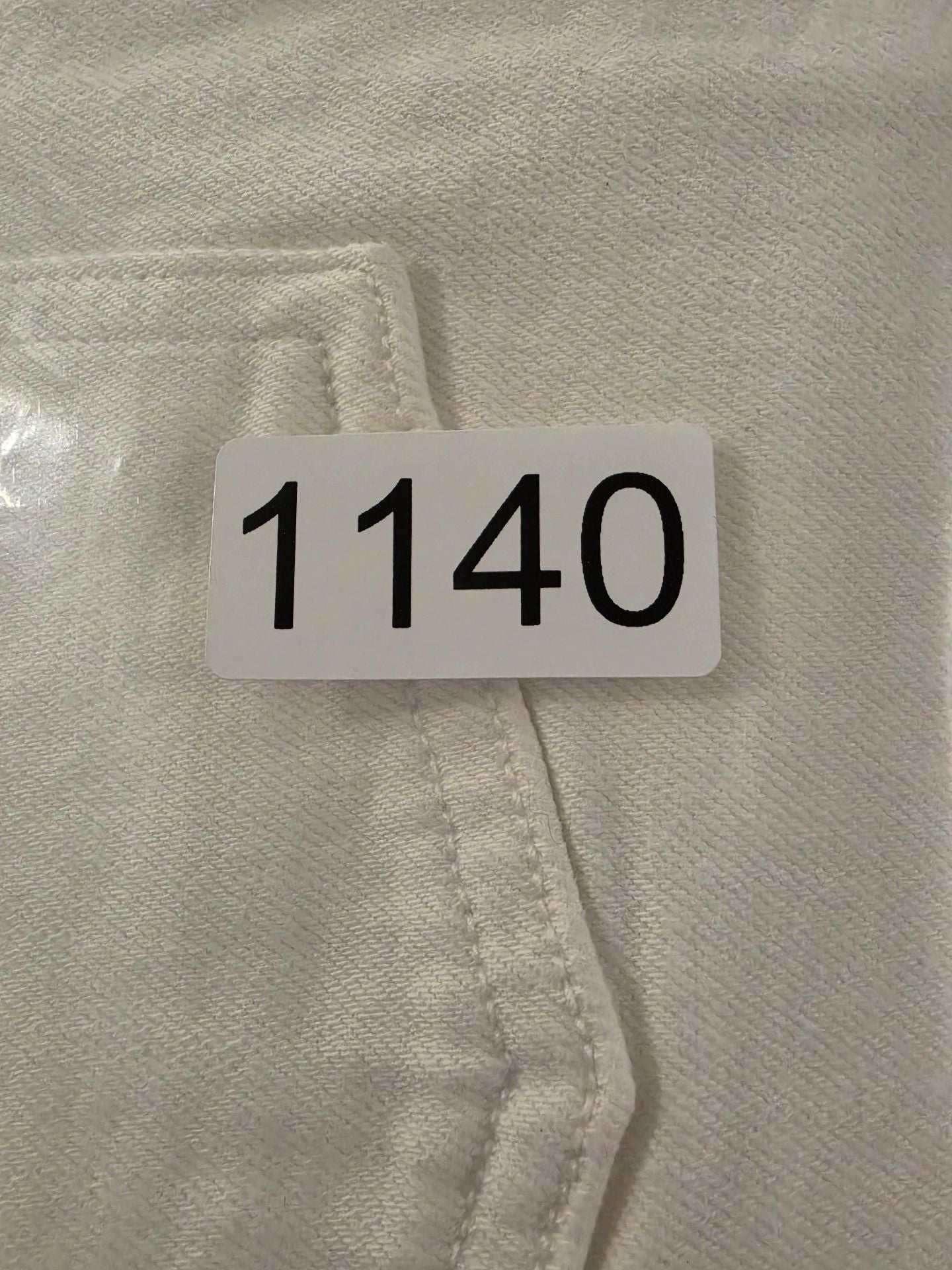 Agolde Straight Leg Jeans Size 31 White Cotton 10