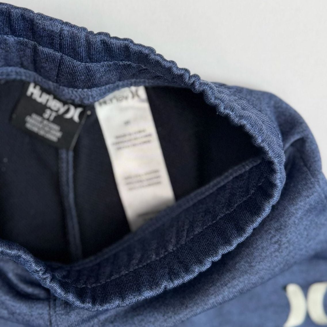 Hurley Boys 3T 2 Piece Hoodie Jogger Set Blue Full Zip Tracksuit Outfit 7
