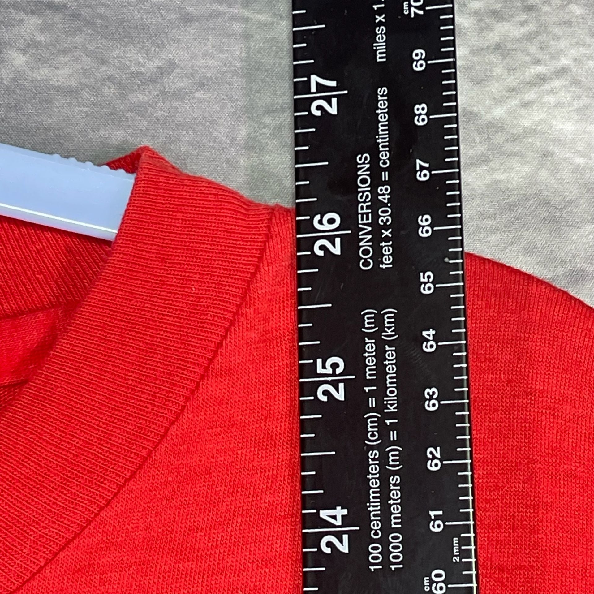 Vintage Hanes Garfield Brown T-Shirt Size L 42-44 Red 50/50 Combed 4
