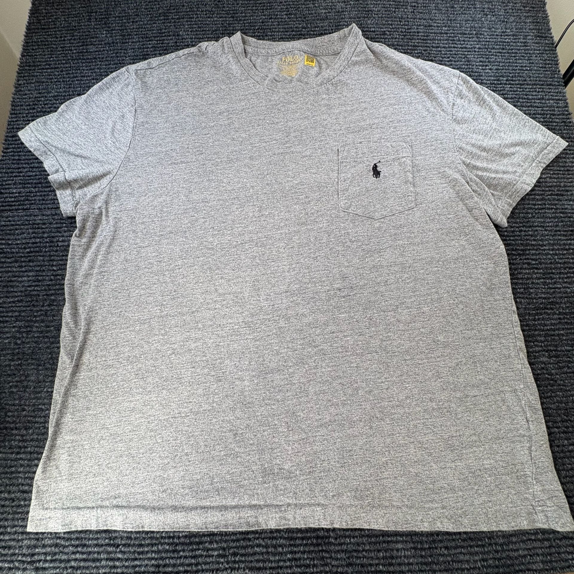 Polo Ralph Lauren Classic Fit Pocket T-Shirt Size L Gray Heather 2