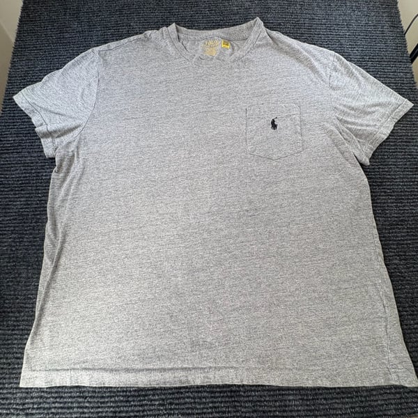 Polo Ralph Lauren Classic Fit Pocket T-Shirt Size L Gray Heather