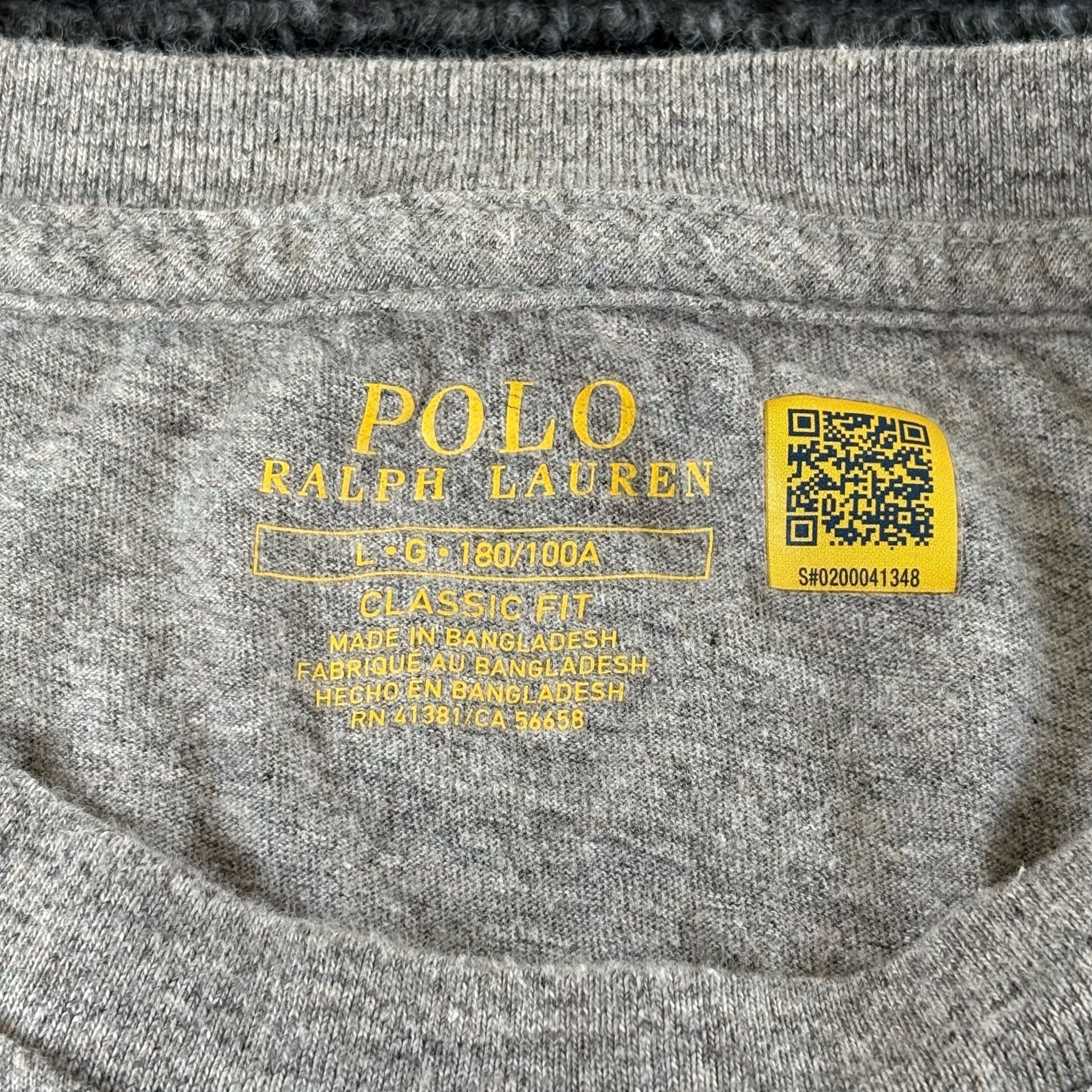 Polo Ralph Lauren Classic Fit Pocket T-Shirt Size L Gray Heather 3