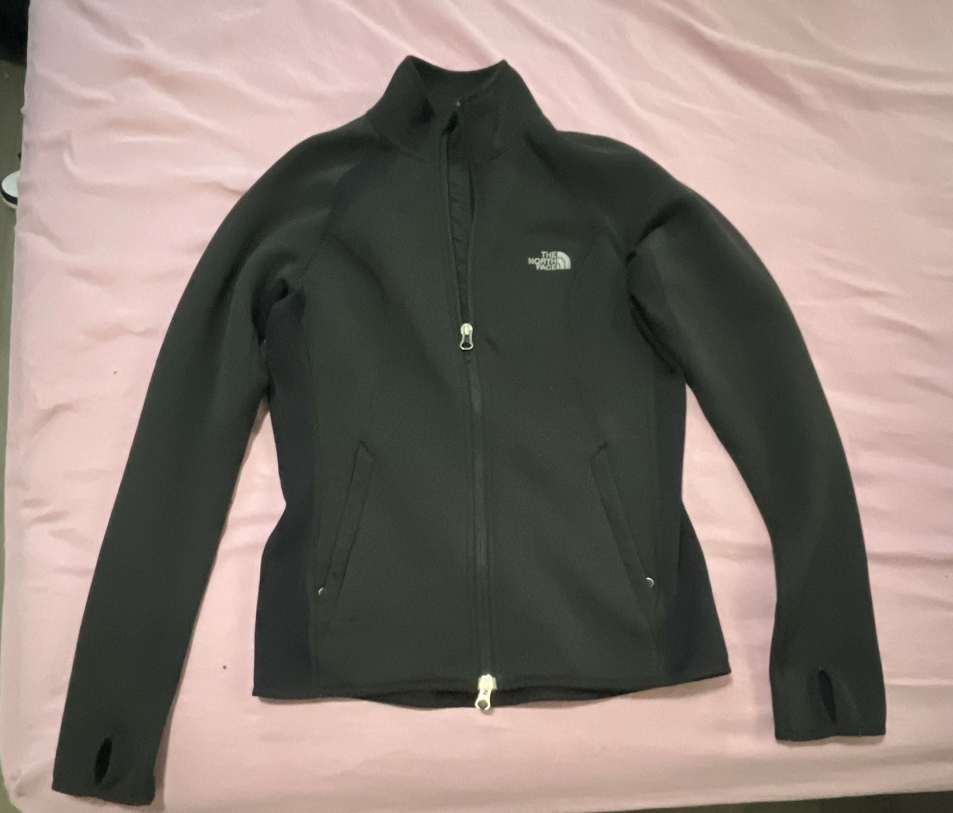 The North Face Full Zip Fleece Jacket Size S Black 2