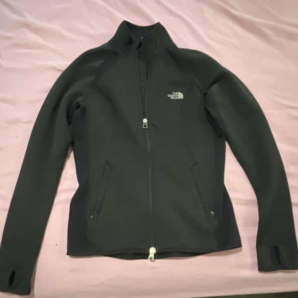 The North Face Full Zip Fleece Jacket Size S Black