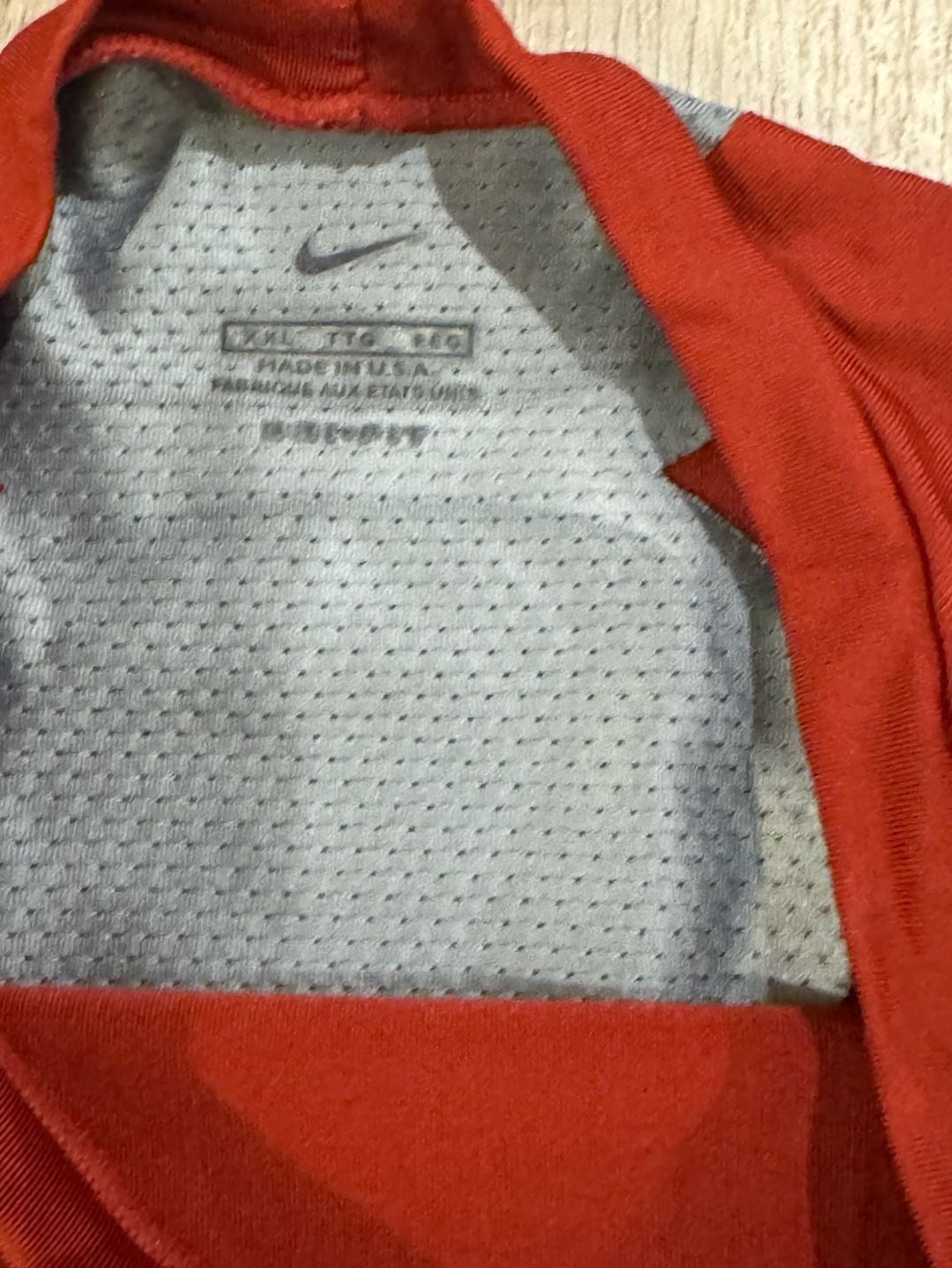 Y2K Washington State Cougars T-Shirt Size XXL Red Dri-Fit 3