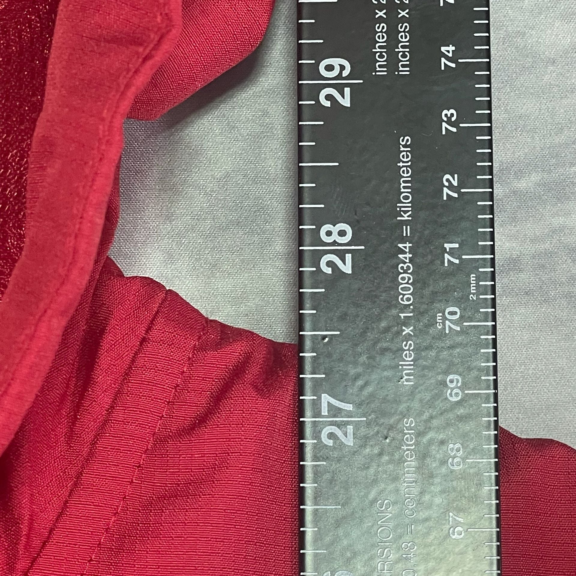 True Religion Color block Hooded Windbreaker Jacket Size L Red White Blue 5