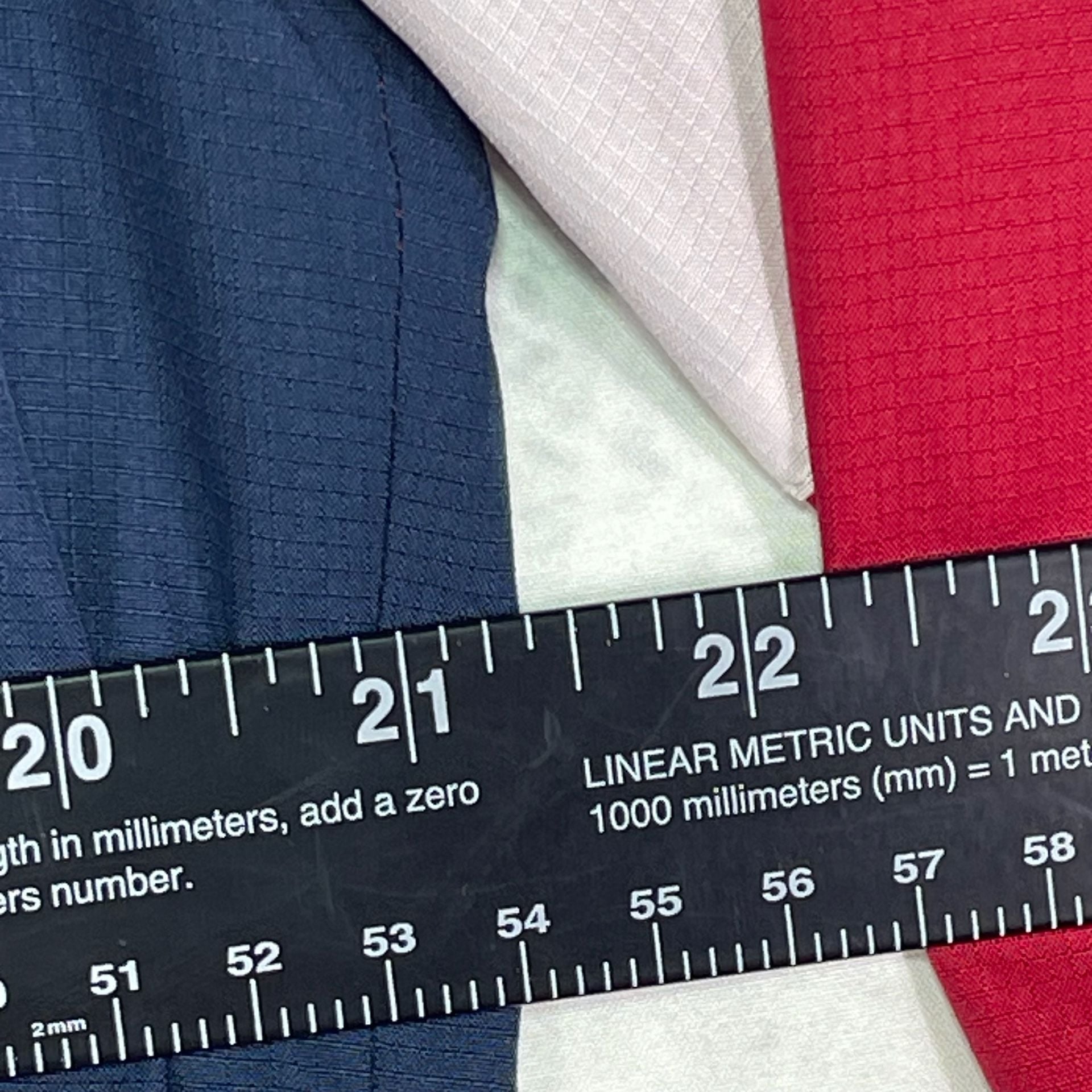 True Religion Color block Hooded Windbreaker Jacket Size L Red White Blue 6
