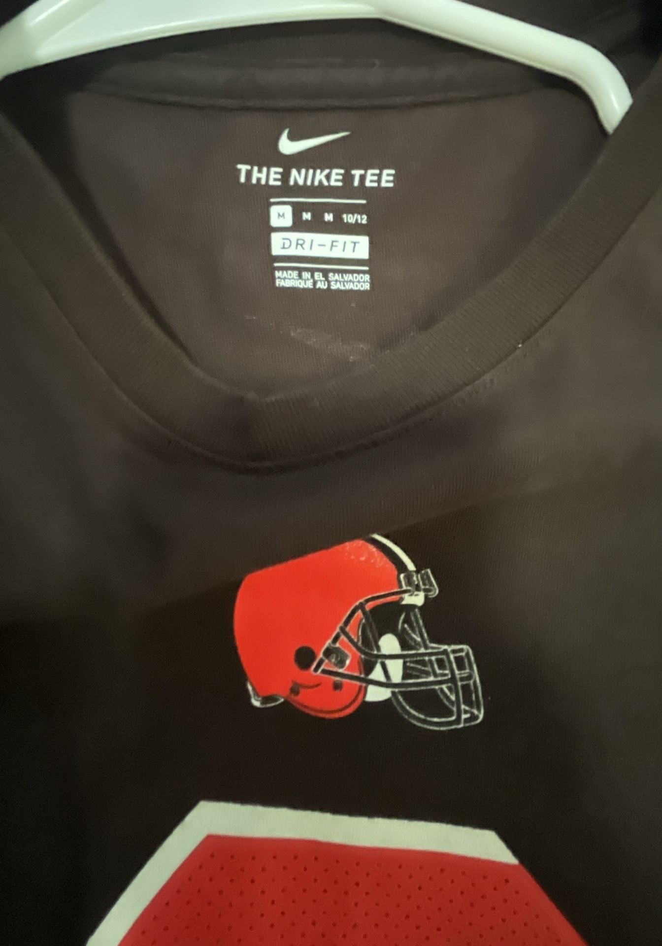 Nike Cleveland Browns Baker Mayfield 6 T-Shirt Size 10/12 Brown Youth 4