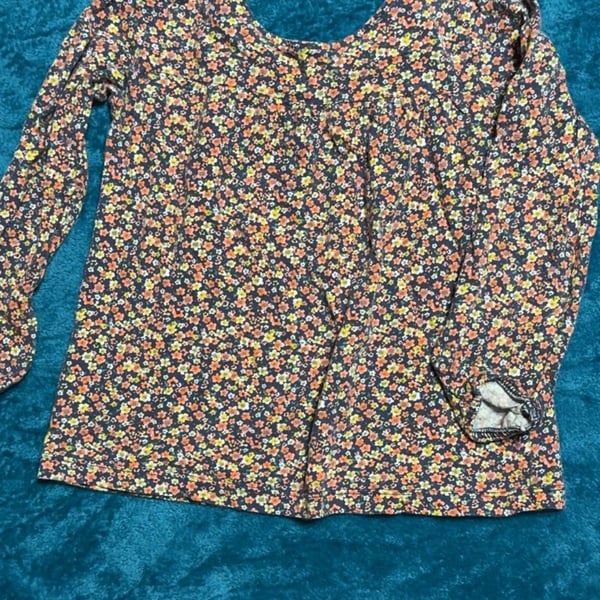 Carter's Floral Long Sleeve Shirt Size 5T