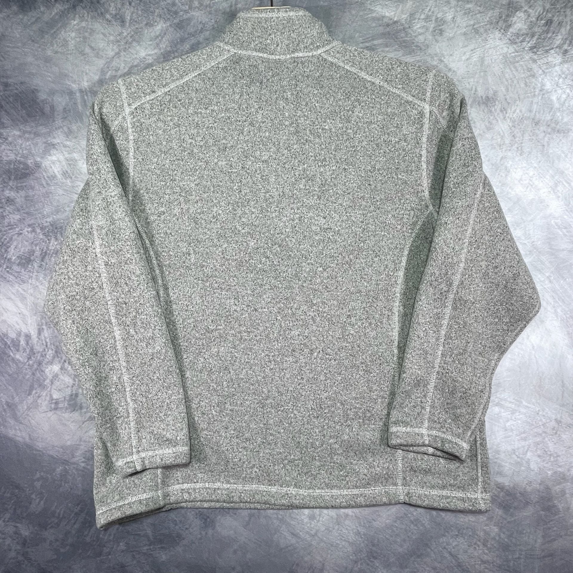 The North Face Fleece 1/4 Zip Pullover XL Gray Heather Sweater 7