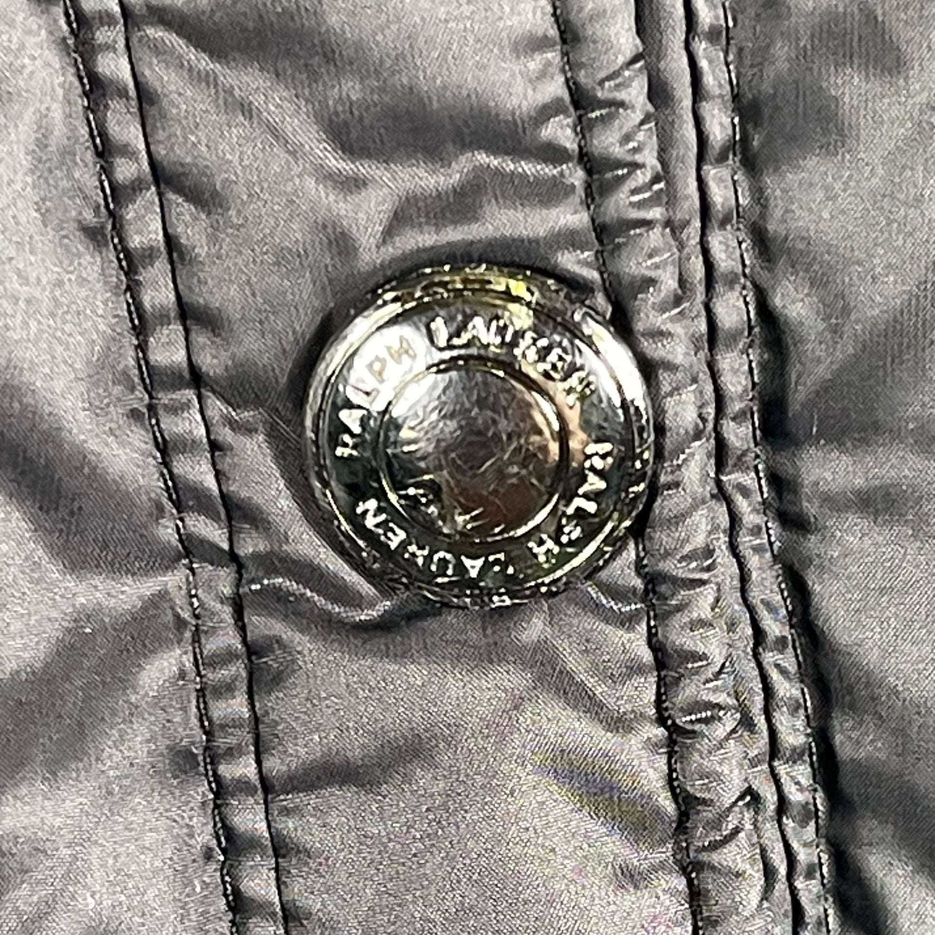 Polo Ralph Lauren Hybrid Bomber Jacket XL Black Puffer Down Full Zip 12
