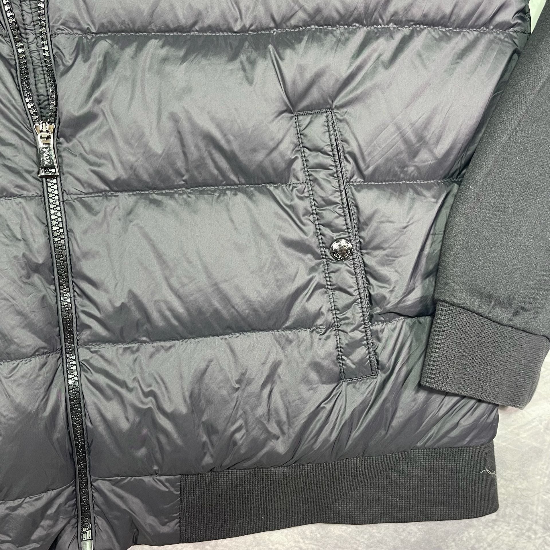 Polo Ralph Lauren Hybrid Bomber Jacket XL Black Puffer Down Full Zip 14