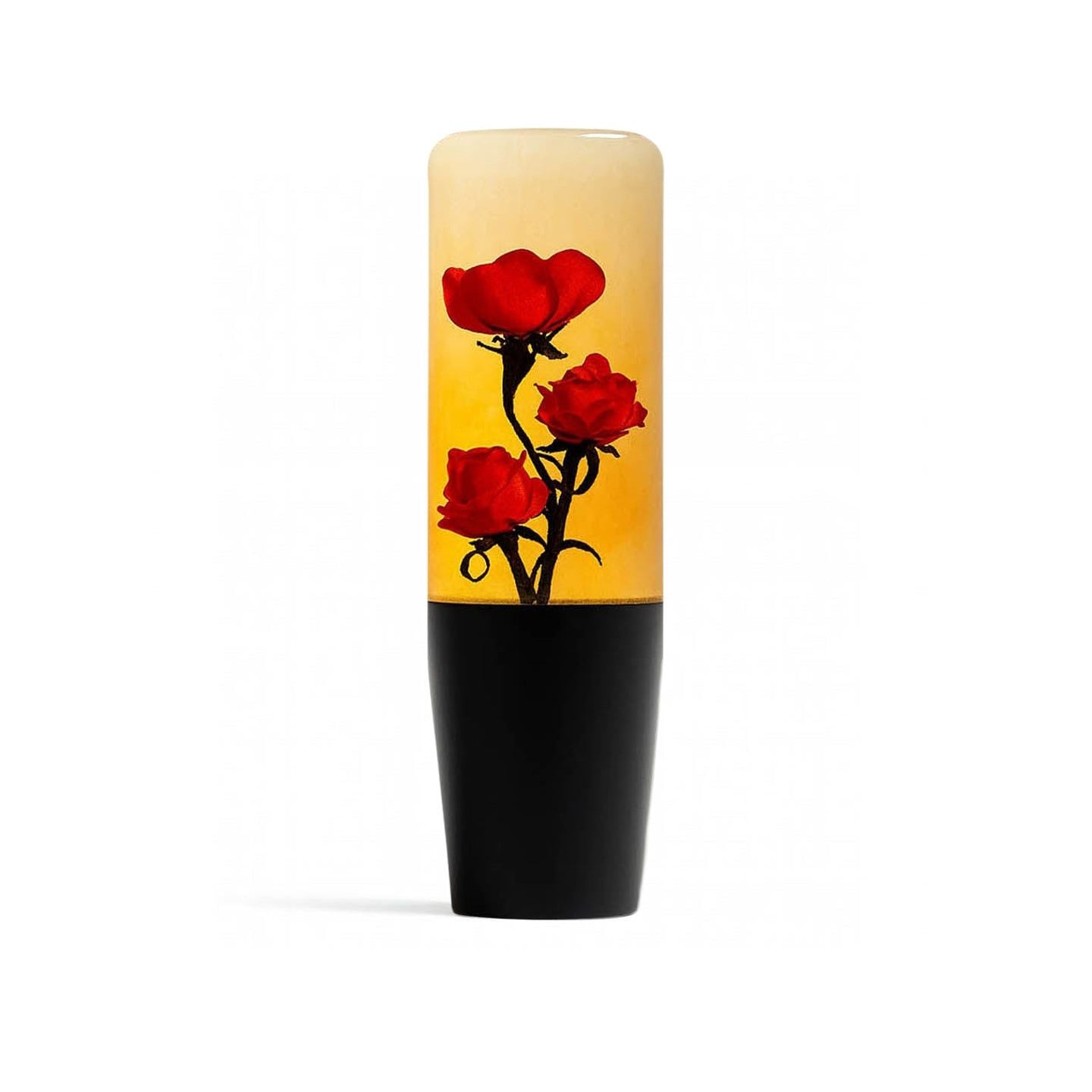 Lowered Empire Red Rose Resin Shift Knob JDM Gear Shifter 9