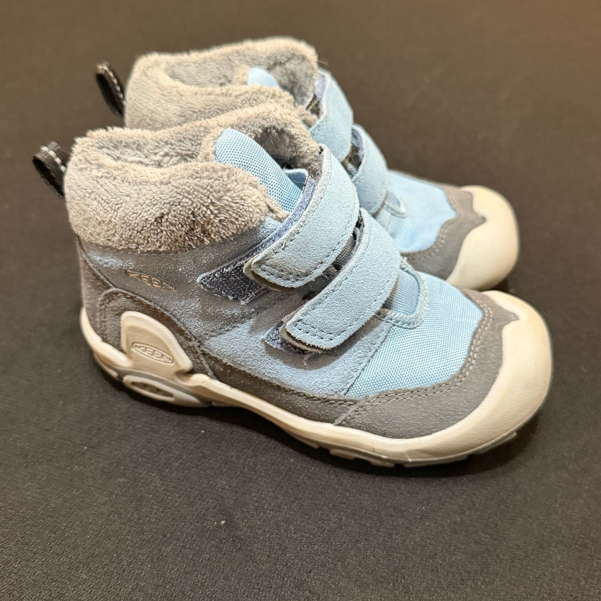 Keen Knotch Chukka Winter Snow Hiking Boots Lt Blue Toddler sz 11 3