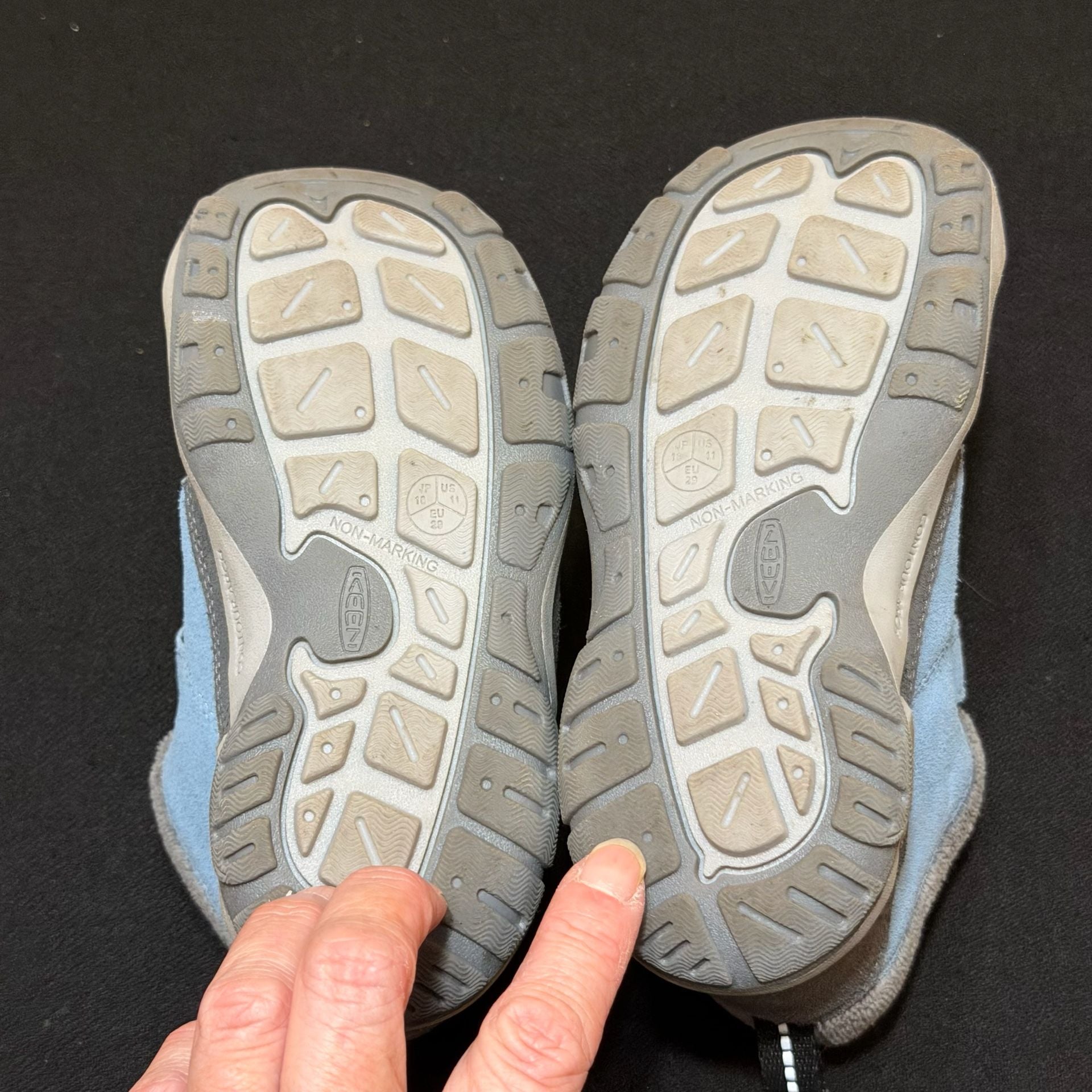 Keen Knotch Chukka Winter Snow Hiking Boots Lt Blue Toddler sz 11 6