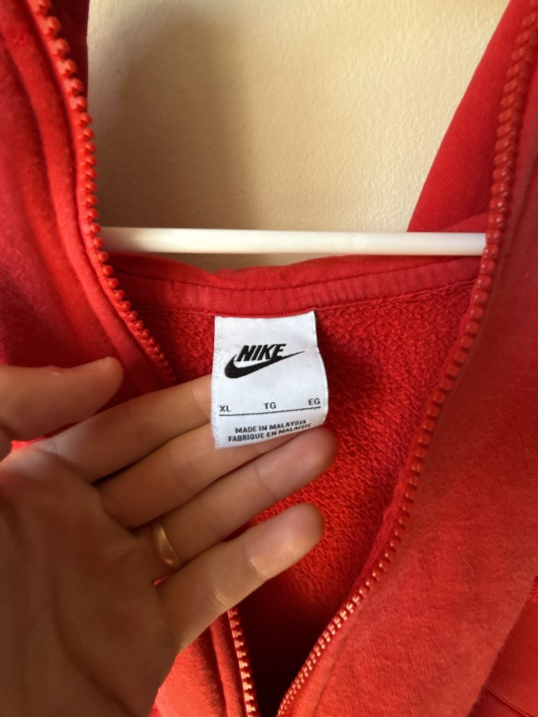 Modern style Nike Ohio State Buckeyes Size XL Red 1/4 Zip Hoodie 4