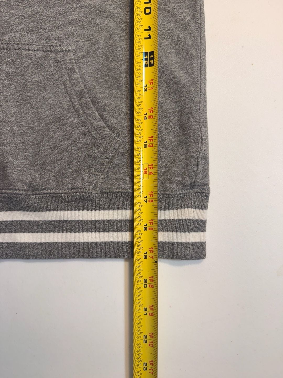 Polo Ralph Lauren Hoodie Size M 10-12 Gray Big Pony 3 8