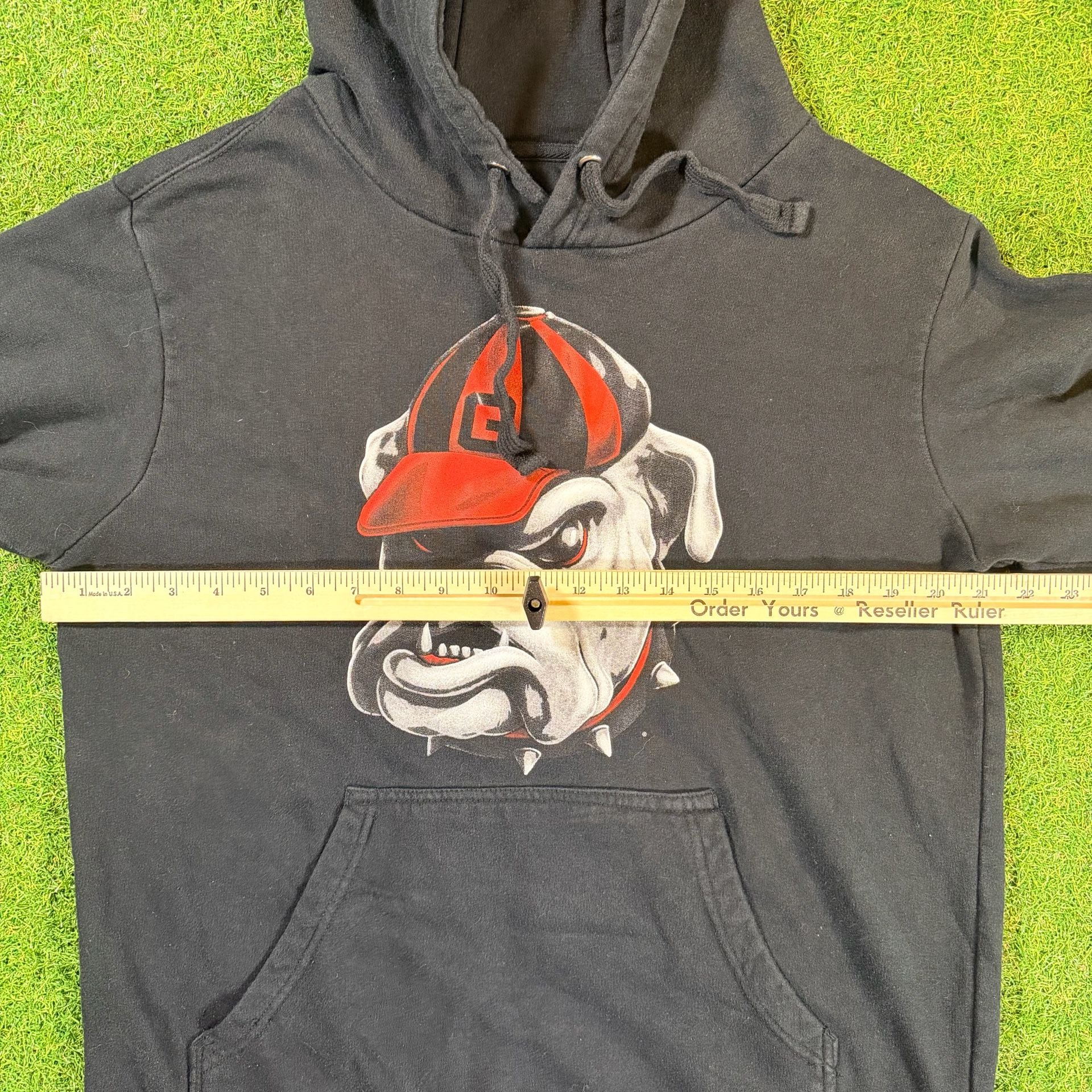 Fanatics Georgia Bulldogs Mascot Hoodie Size Medium Black Pullover 7