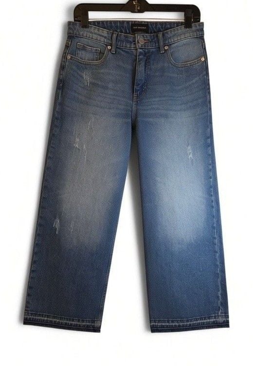 Free Assembly Wide Leg Jeans Size 6 Vintage Wash 2
