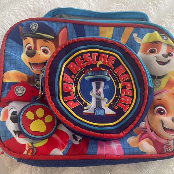 Paw Patrol Play Rescue Repeat Lunch Box