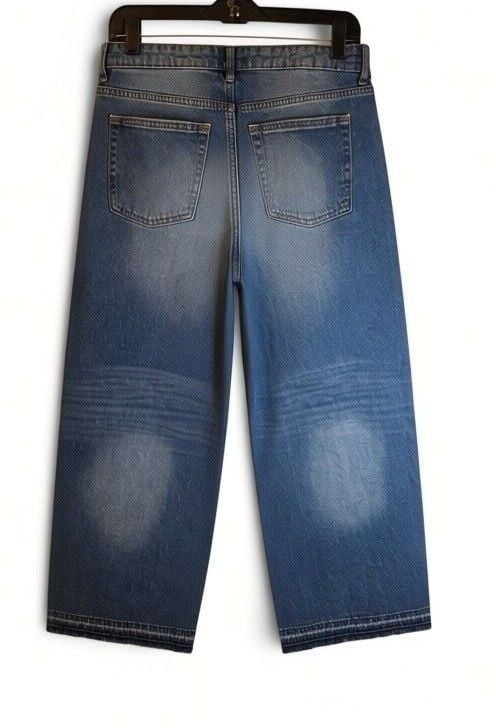 Free Assembly Wide Leg Jeans Size 6 Vintage Wash 3