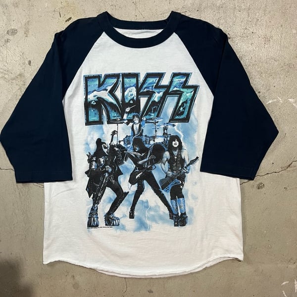 KISS 40th Anniversary Raglan Baseball T-Shirt 2014 Concert Rock