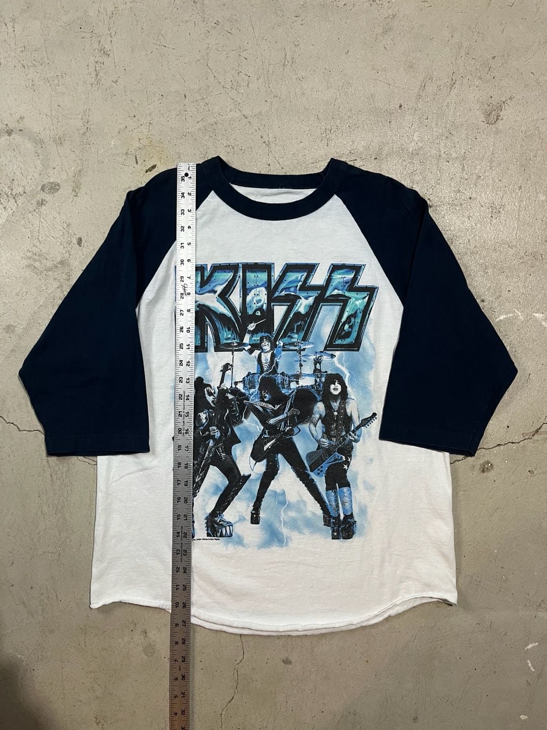 KISS 40th Anniversary Raglan Baseball T-Shirt 2014 Concert Rock 8