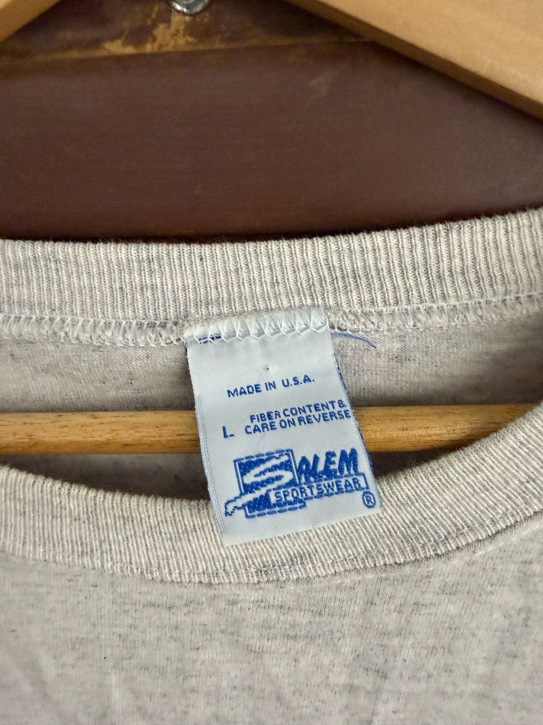Salem Sportswear Cleveland Indians Size L Vintage 1995 Raglan T-Shirt 4
