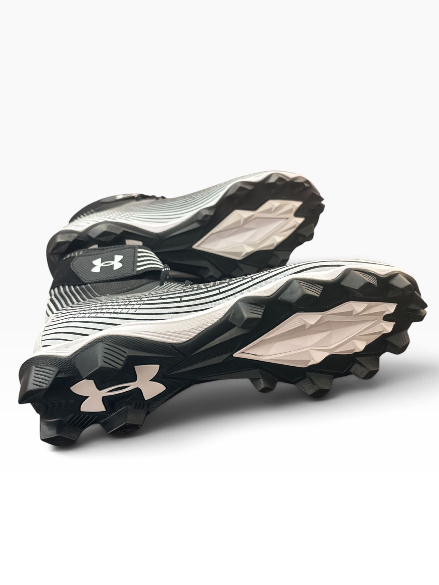 Under Armour Highlight Franchise Football Cleats Black White 5