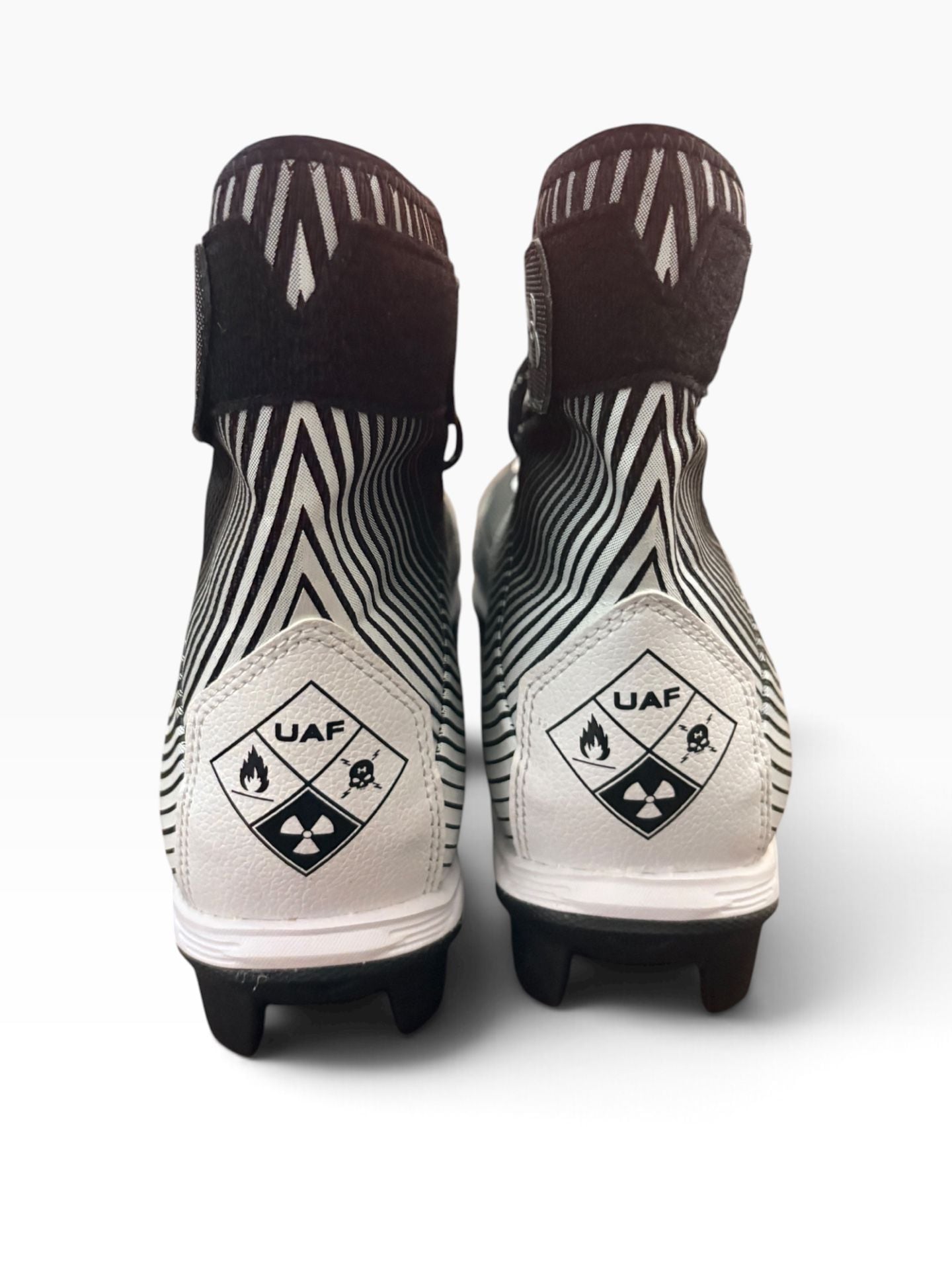 Under Armour Highlight Franchise Football Cleats Black White 12
