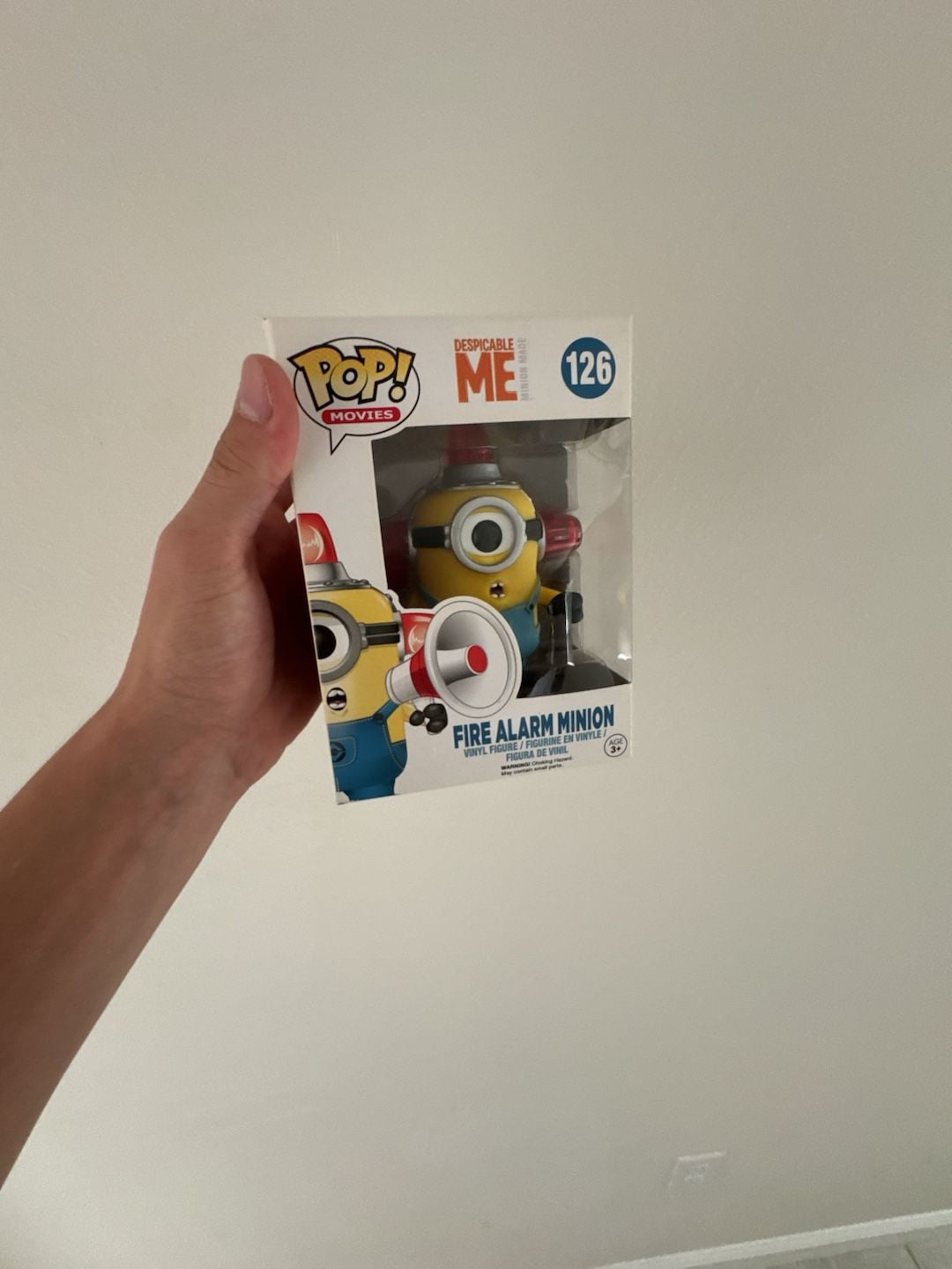 Funko Pop Movies Despicable Me Fire Alarm Minion Vinyl Figure 126 1