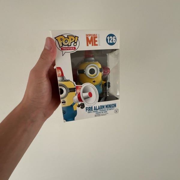 Funko Pop Movies Despicable Me Fire Alarm Minion Vinyl Figure 126