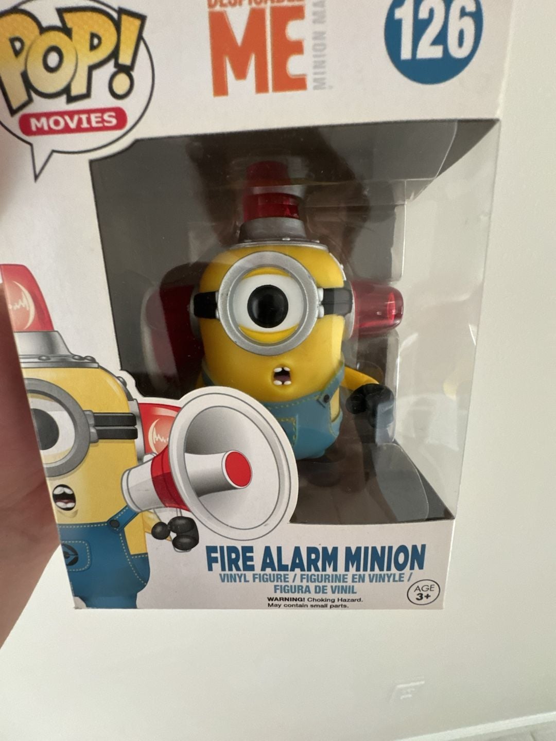 Funko Pop Movies Despicable Me Fire Alarm Minion Vinyl Figure 126 2