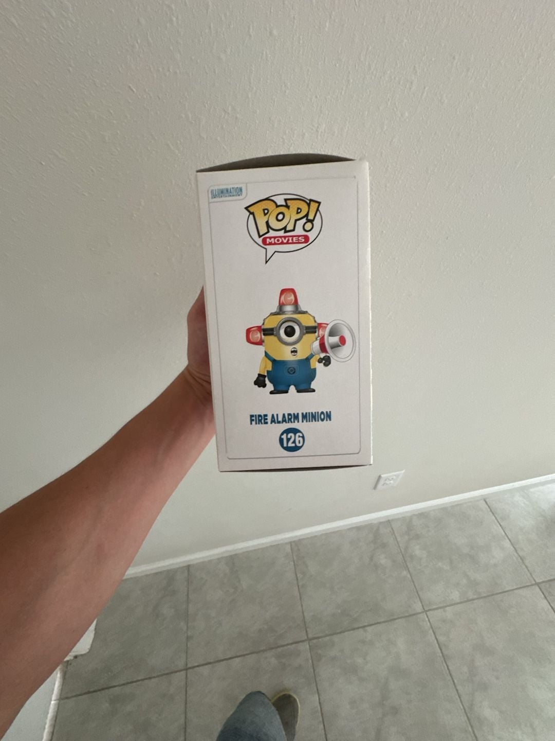 Funko Pop Movies Despicable Me Fire Alarm Minion Vinyl Figure 126 6