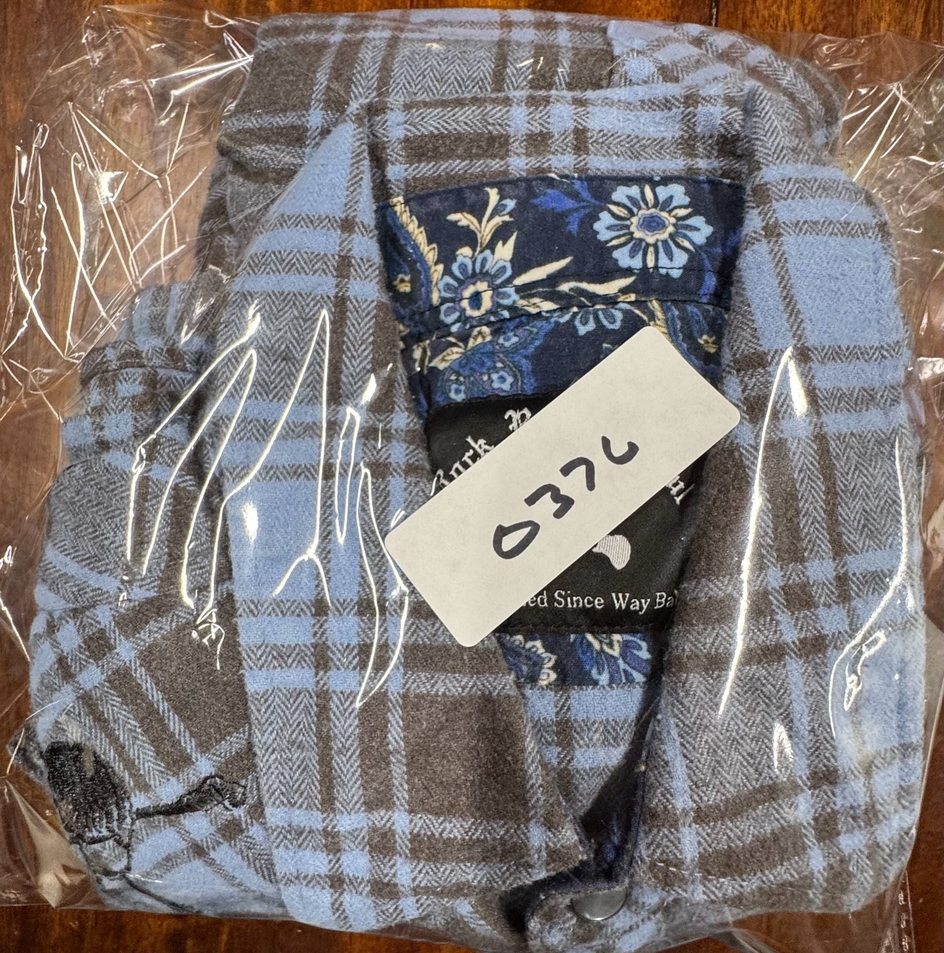 Rock Roll-n-Soul Plaid Western Pearl Snap Shirt Size XL 12