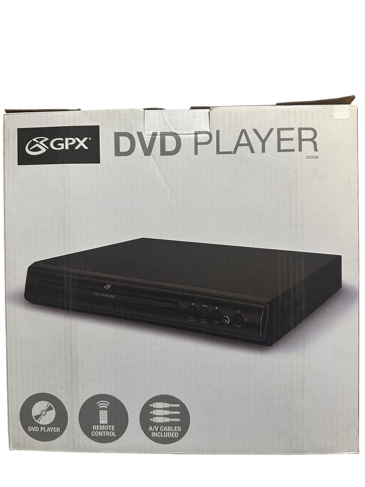 GPX D200B Progressive Scan DVD Player with Remote Control Black 1