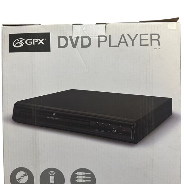 GPX D200B Progressive Scan DVD Player with Remote Control Black