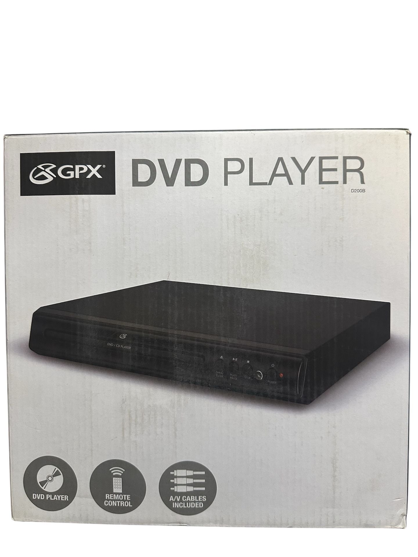 GPX D200B Progressive Scan DVD Player with Remote Control Black 2