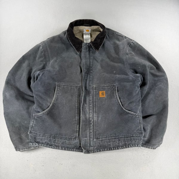 Vintage Carhartt J14 PTL Detroit Jacket Size Large Faded - large  