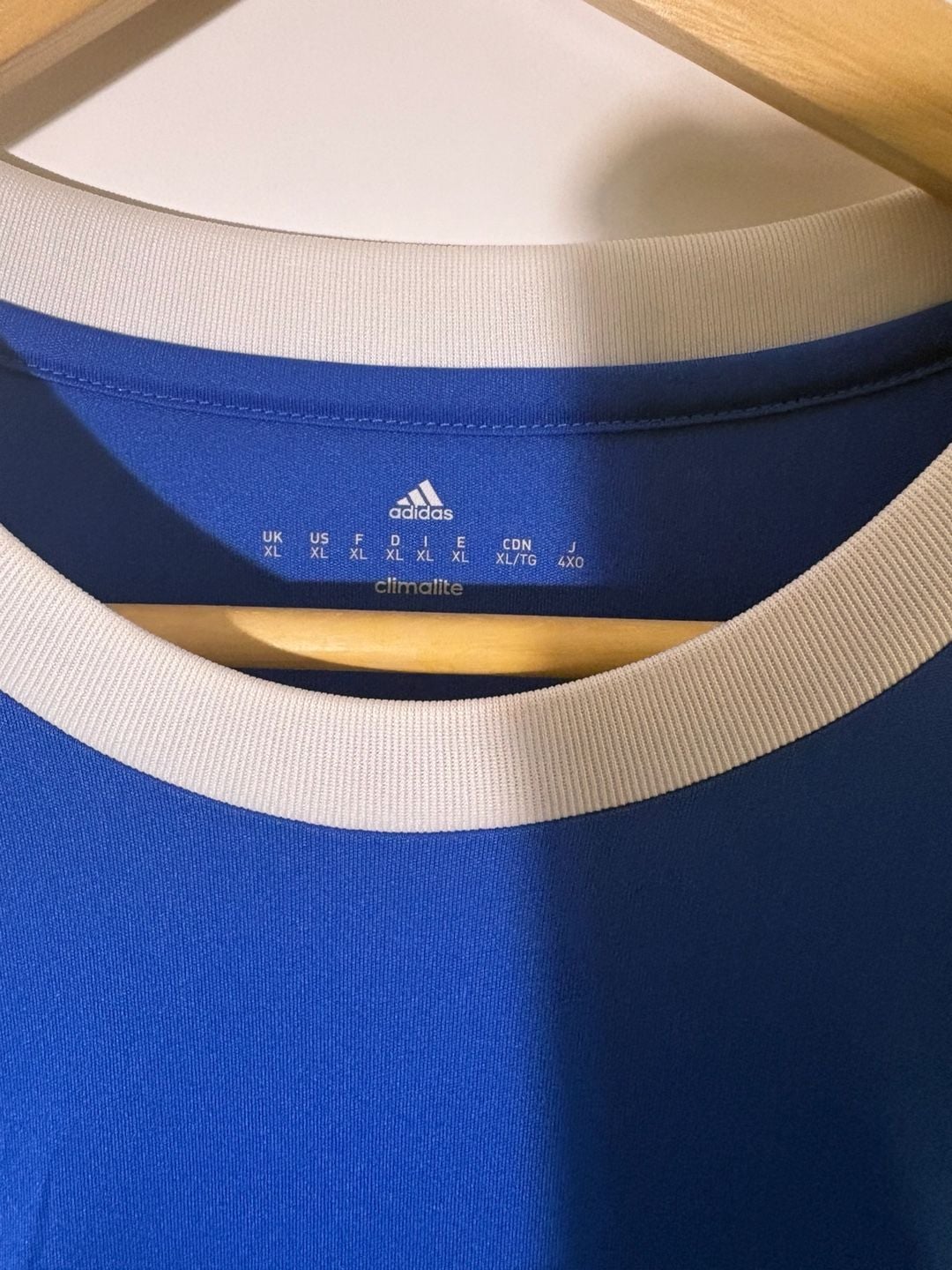 Adidas Entrada 18 Jersey Size XL Blue Soccer Sports T-Shirt 5