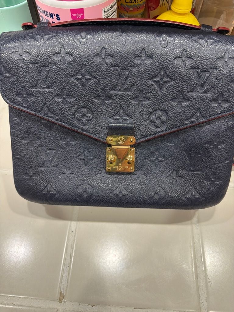 Louis Vuitton Monogram Empreinte Leather Handbag 2