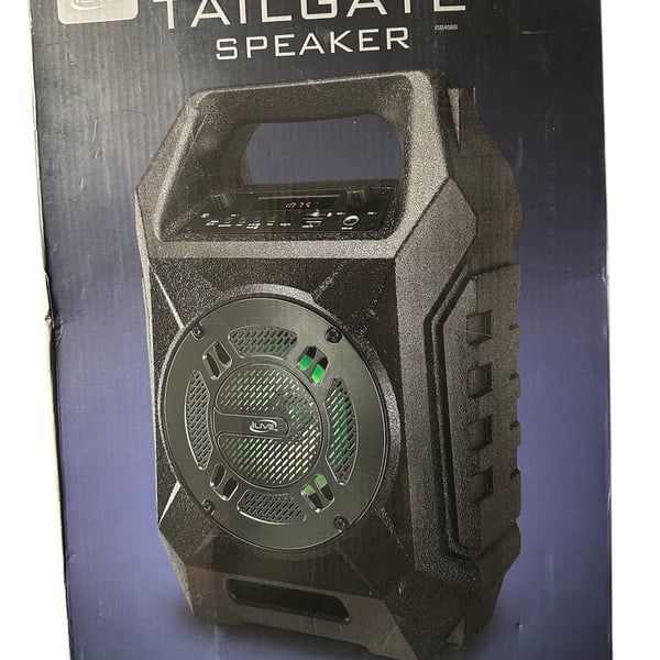 iLive Wireless Tailgate Speaker ISB408B Black