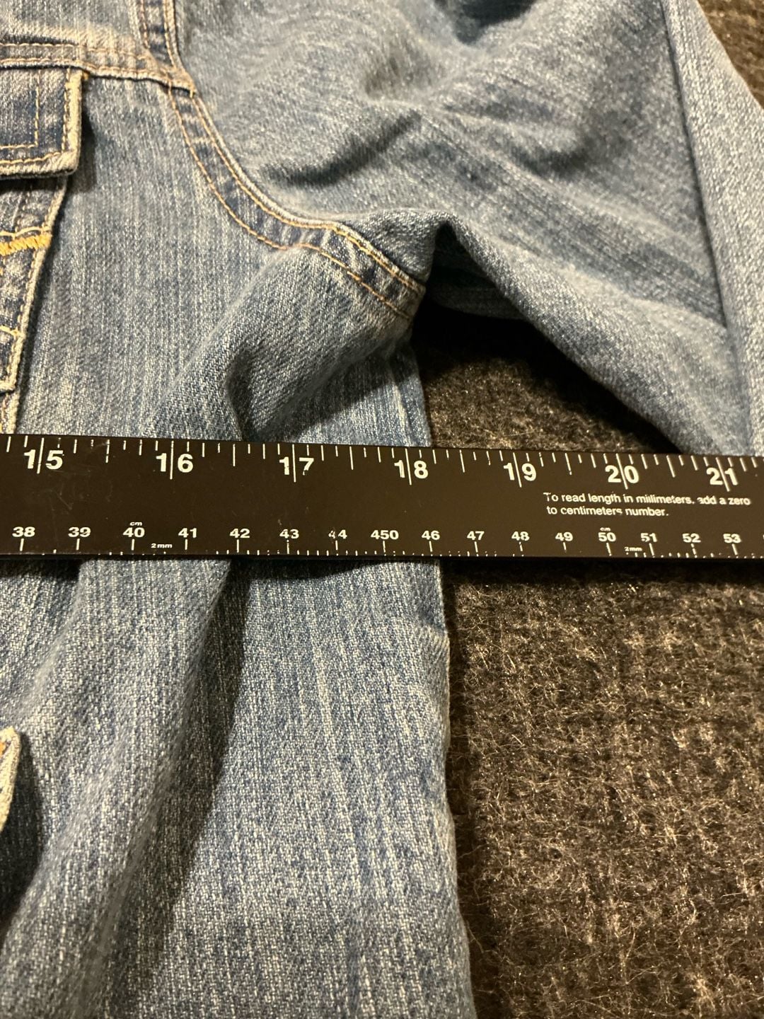 Aeropostale 1987 Denim Trucker Jacket Womens Size Large Blue Cotton 5